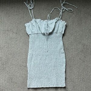 Princess Polly White Smocked Mini Dress